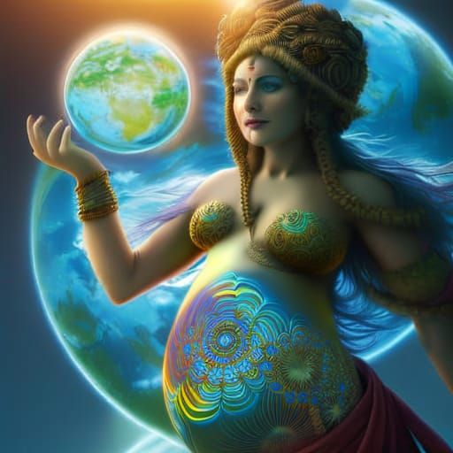 Great Goddess in Her Third Trimester&nbsp;🤣