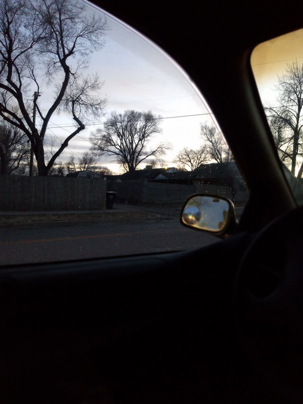 Winter Trees at&nbsp;Sunset