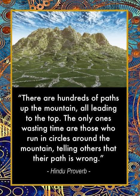 all paths lead up the&nbsp;mountain